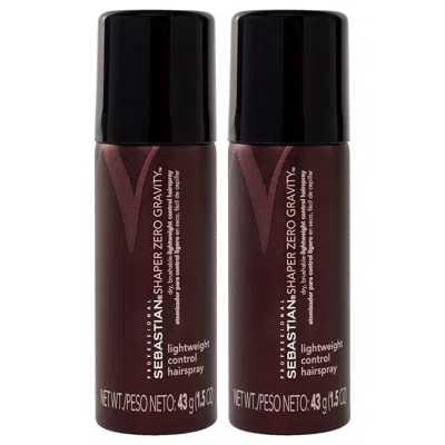 Sebastian Shaper Zero Gravity Hairspray By  For Unisex - 1.5 oz Hair Spray - Pack Of 2 In Brown