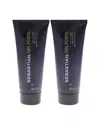 Sebastian Unisex 6.8oz Gel Forte - Pack Of 2 In Black