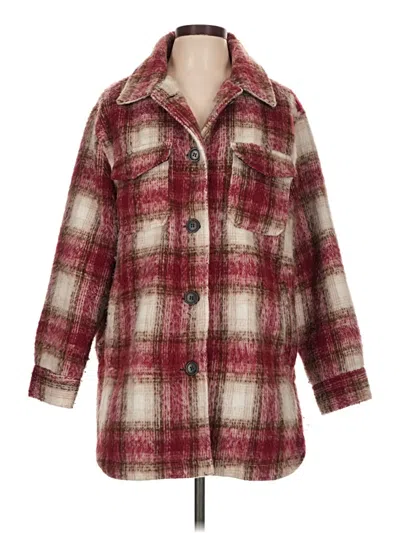 Pre-owned Sebby Coat In Red