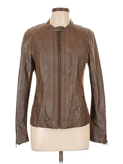 Pre-owned Sebby Collection Jacket In Brown