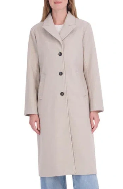 Sebby Single Breasted Coat In Neutral