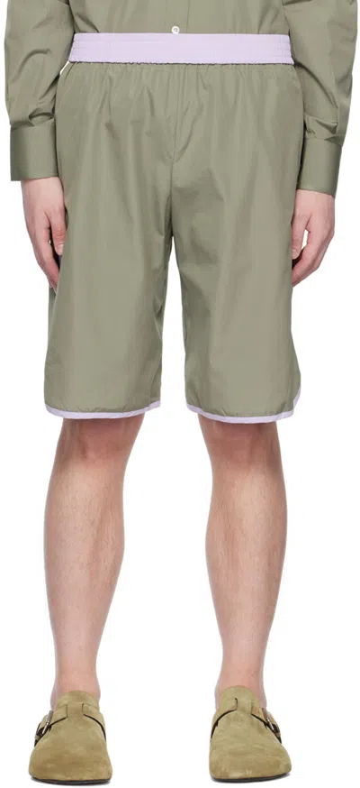 Sébline Khaki Running Boxer Shorts