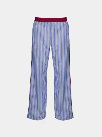 Sébline Officer's Piccadilly Stripe Cotton Trousers Size: M/l
