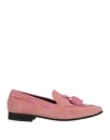 Seboy's Woman Loafers Antique Rose Size 8 Leather In Pink