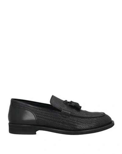 Seboy's Man Loafers Black Size 11 Soft Leather
