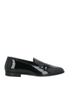 Seboy's Man Loafers Black Size 9 Leather In Black