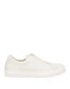 Seboy's Man Sneakers Cream Size 11 Leather In White