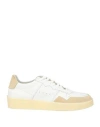Seboy's Man Sneakers White Size 9 Leather In White