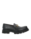 Seboy's Woman Loafers Black Size 9 Soft Leather