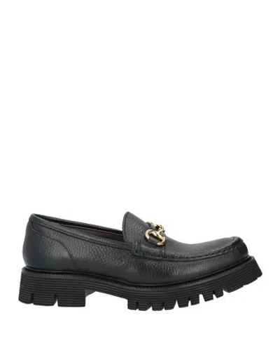 Seboy's Woman Loafers Black Size 9 Soft Leather