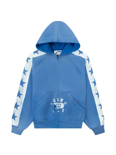 Secnd Slf All Star Field Day Hoodie In Blue