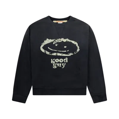 Pre-owned Secnd Slf Good Guy Crewneck 'black' | Men's Size Xxl
