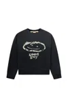 Secnd Slf Graphic-print Sweatshirt In Black