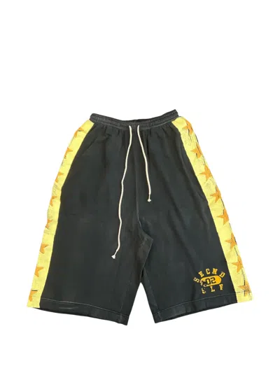 Secnd Slf Jumbo Practice Drawstring Shorts In Black