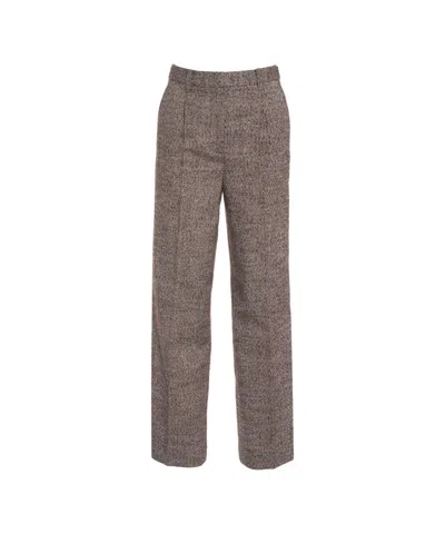 Second Female Arbor' Tweed Trousers In Brown