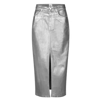 Second Female Aspect Skirt In Metallic