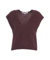 Second Female Camryn' Knit Vest In Brown