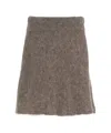 Second Female Emmalou' Knit Mini Skirt In Brown