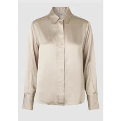 Second Female Galla Classic Shirt French Oak In White