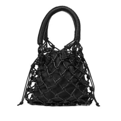 Second Female Knot Bag In Black