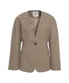 Second Female Level Up' Blazer In Brown