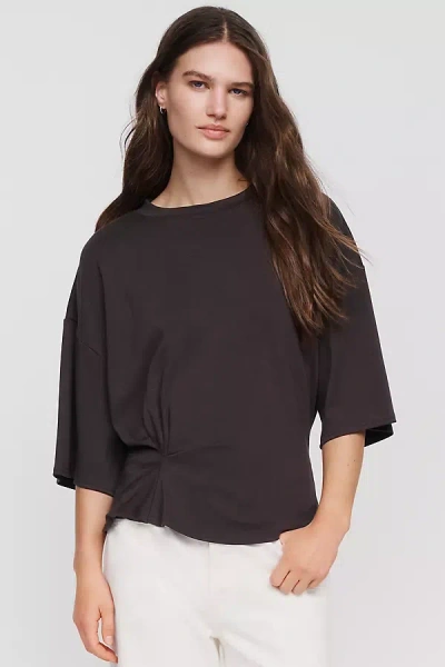 Second Female Missouri Waisted Tee In Brown