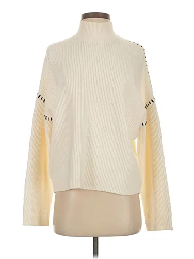 Pre-owned Second Female Turtleneck Sweater In Ivory