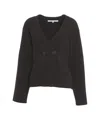 Second Female Vigga' Cardigan In Black