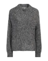 Second Female Woman Sweater Lead Size 10 Mohair Wool, Polyamide, Acrylic, Alpaca Wool In Grey