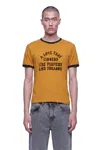 Second / Layer Second Layer A Love That Lingers Cotton Ringer T-shirt In Yellow
