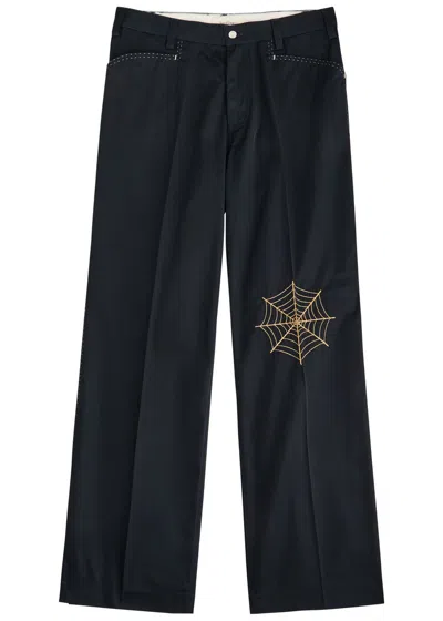 Second / Layer Second Layer Angel Embroidered Shell Trousers