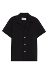 Second / Layer Second Layer Avenue Camp Shirt In Black 0015