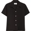 Second / Layer Second Layer Avenue Camp Shirt In Black