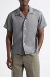 Second / Layer Second Layer Avenue Woven Shirt In Gray