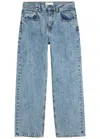 Second / Layer Second Layer Big Papi Relaxed Straight-leg Jeans In Blue