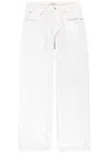 Second / Layer Second Layer Big Papi Relaxed Straight-leg Jeans In White