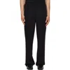 Second / Layer Black 'el Niño' Slim Trousers In Black