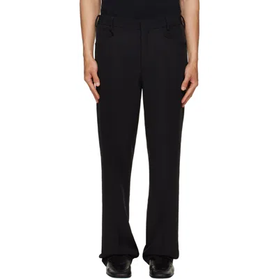 Second / Layer Black 'el Niño' Slim Trousers