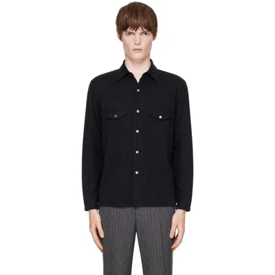 Second / Layer ブラック Field シャツ In Black