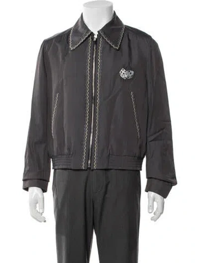 Pre-owned Second / Layer Bomber Jacket In Grey