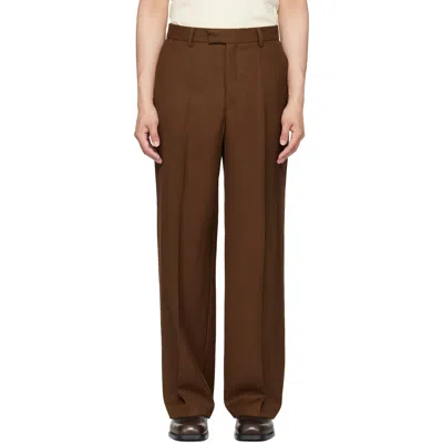 Second / Layer Brown Relaxed Primo Trousers
