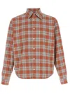 Second / Layer Cotton Men's Blouse In Orange