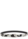 Second / Layer Second Layer Cow-print Pony-hair Belt In Multi