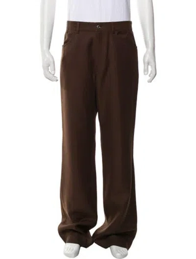 Pre-owned Second / Layer Dress Pants In Brown