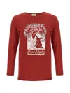 Second / Layer Eternal Lover Graphic-print T-shirt In Red