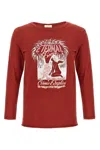 Second / Layer Eternal Lover T-shirt Red In Brown