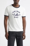 Second / Layer Second Layer Flick Spark Inhale Cotton Ringer T-shirt In Multi