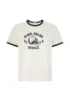 Second / Layer Second Layer Flick Spark Inhale Cotton Ringer T-shirt In White