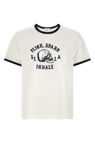 SECOND / LAYER 'FLICK, SPARK, INHALE RINGER' T-SHIRT