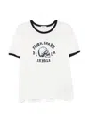 Second / Layer Flick Spark Inhale Ringer T-shirt In White